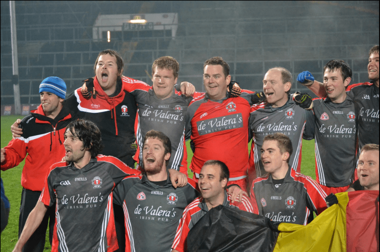 The winning Belgium Shield team in Limerick, November 2011 (photo by Caoimhe O'Sullivan)