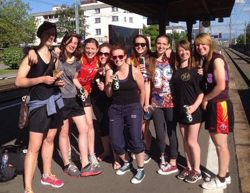 Beer drinking, chocolate eating winners