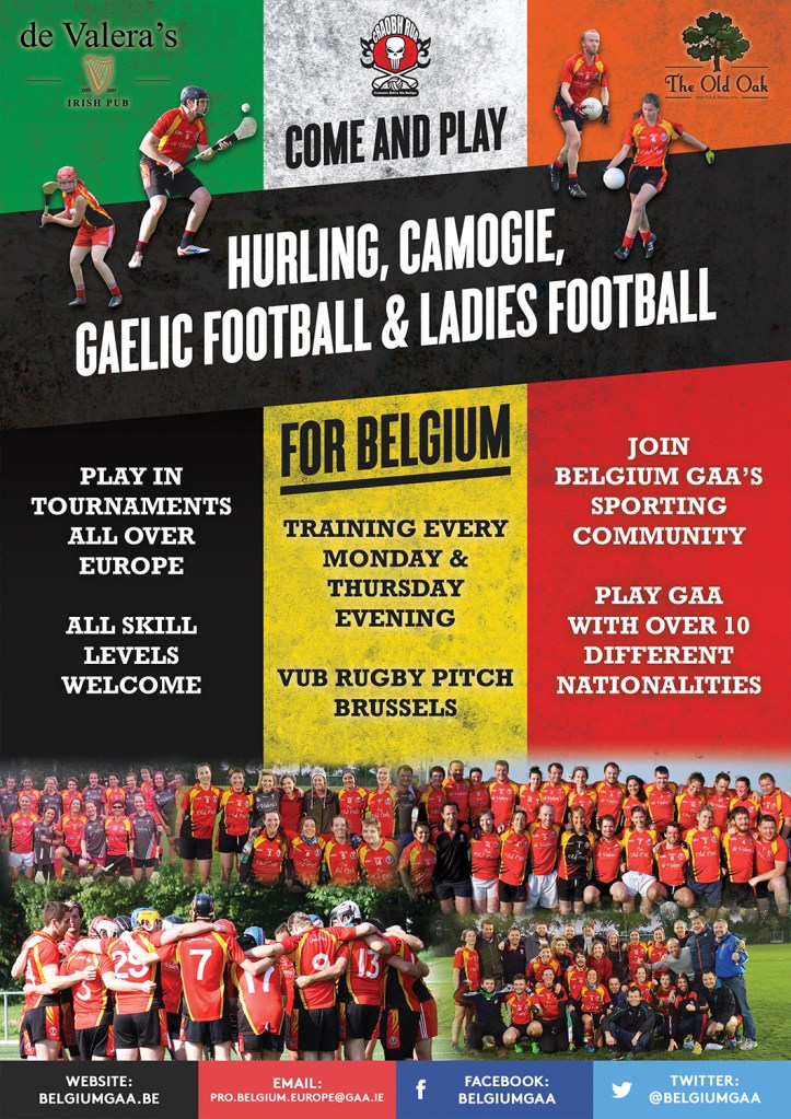 Belgium GAA are recruiting for 2016